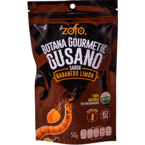 Comprar Botana de Gusano Habanero Limon ZOFO Sharktank